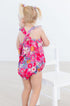 hawaiian-floral-ruffle-cross-back-romper Mila &  Rose - Sophia's Style-Hawaiian Floral Ruffle Cross Back Romper-0-3M--1